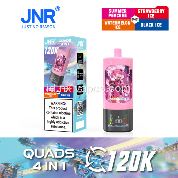 JNR 120K puff 4in1 Vape sekali pakai